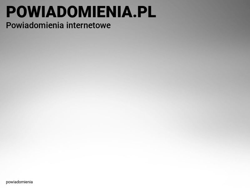 POWIADOMIENIA.PL: System powiadomień internetowych